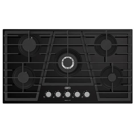 defy hob gas 5 burner glass dhg131